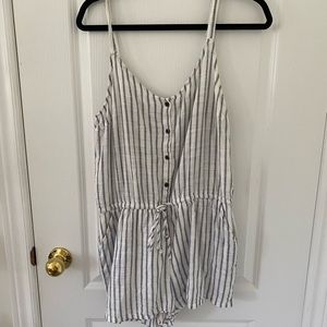 White and blue romper!